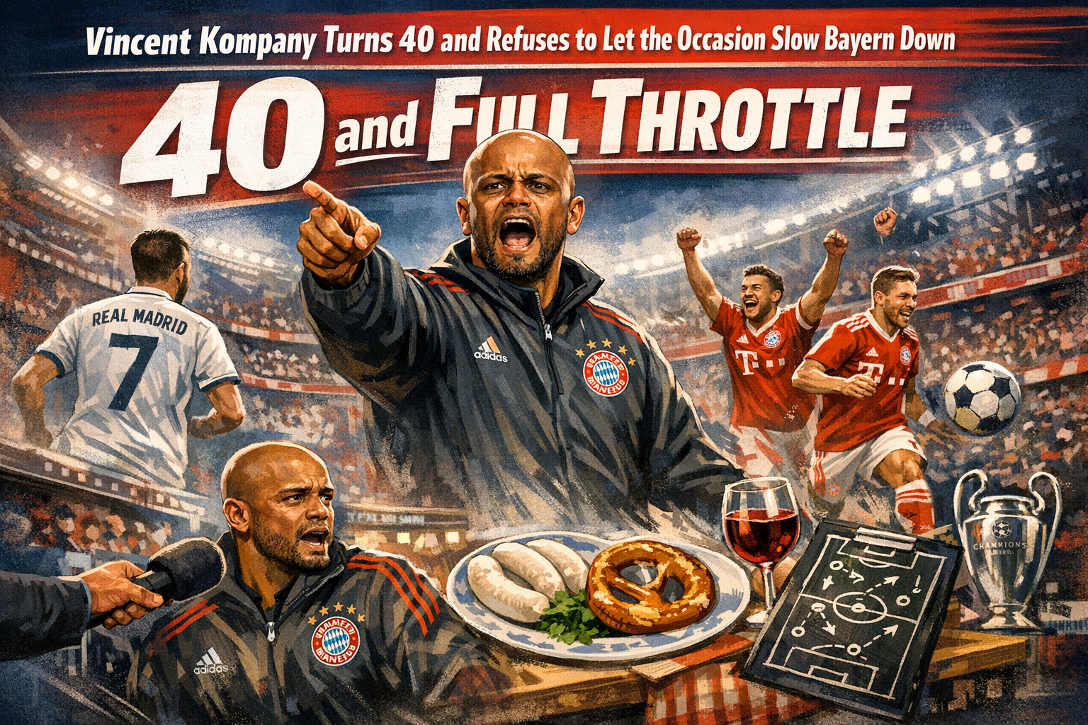 Vincent Kompany Turns 40 and Refuses to Let the Occasion Slow Bayern Down