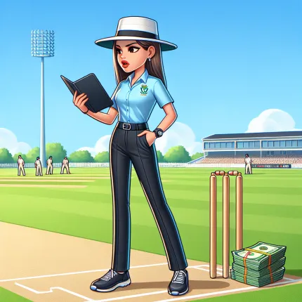 Icc match referee salary