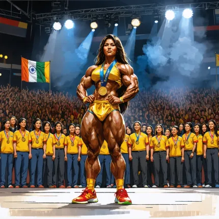 Yajik Hillang Wins Bodybuilding Gold: Hillang Secures Bodybuilding Gold Medal