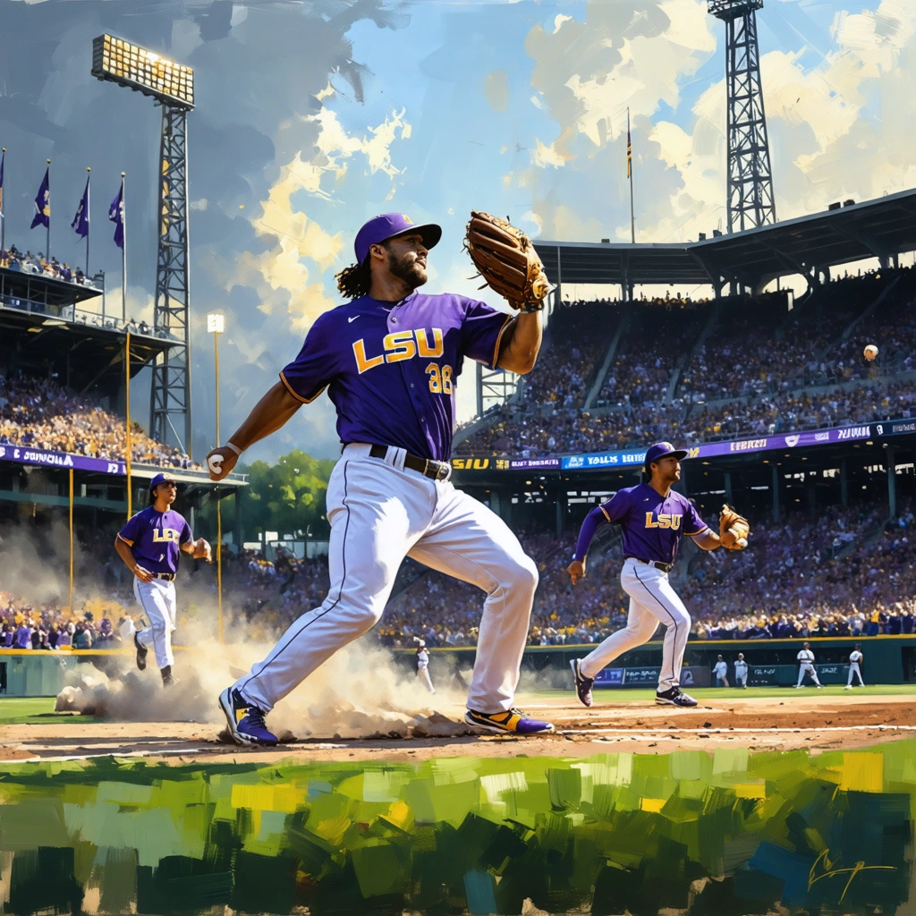 LSU Advances in College World Series: LSU Reaches Baseball Championship Series